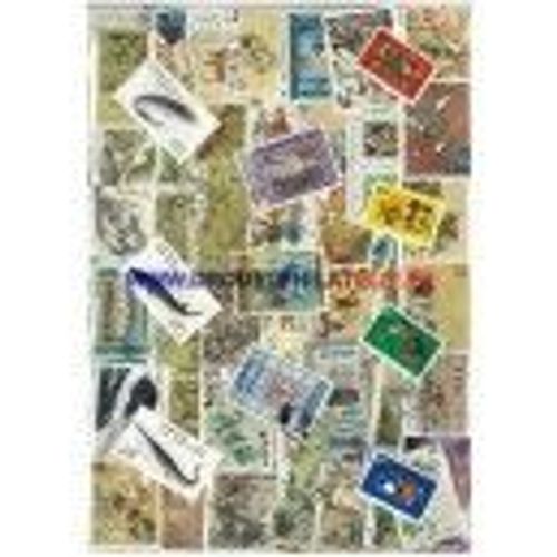 Chine Lot De 50 Timbres Differents