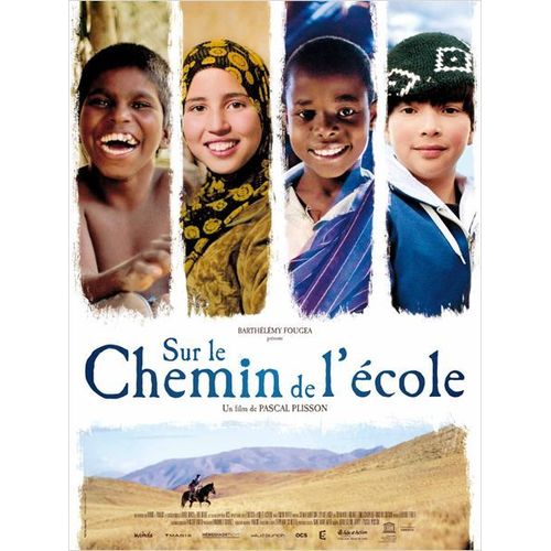 Sur Le Chemin De L'école - Véritable Affiche De Cinéma Pliée -Format 40x60 Cm - De Pascal Plisson Avec Francis Hallé - 2013