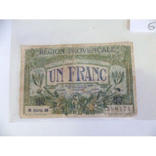 France 1 Franc 1922  Region Provencale