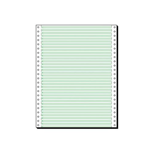 Sigel Computer Paper - Papier perforé - lignes vertes - 305 x 240 mm - 60 g/m² - 2000 feuille(s)