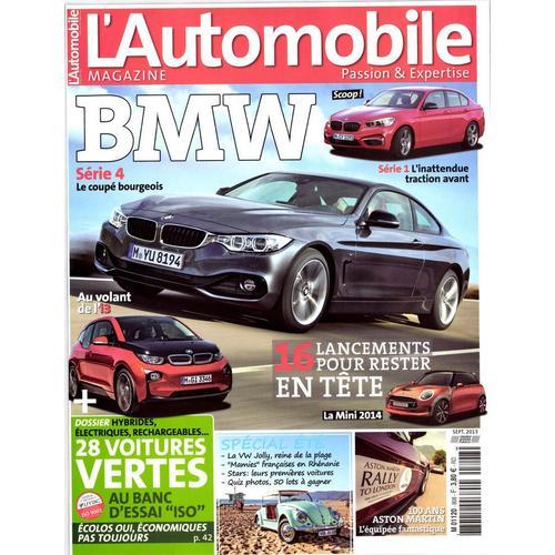 L'automobile Magazine 808 Bmw Serie 4 Serie 1-28 Voitures Vertes-Special Ete-100 Ans Aston Martin