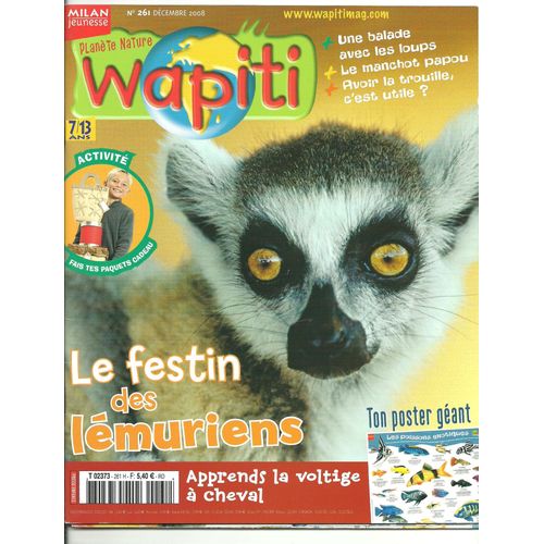 Wapiti 261 Le Festin Des Lémuriens ,Une Balade Avec Les Loups, Apprends La Voltige À Cheval
