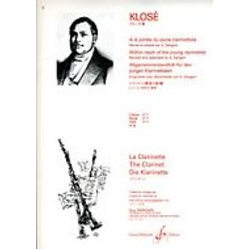 Klosé  A La Portée Du Jeune Clarinettiste Cahier N°4