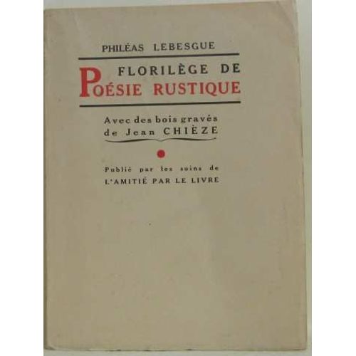 Florilège De Poésie Rustique