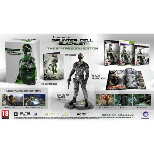 Splinter Cell Blacklist Collector 5th Freedom Ps3