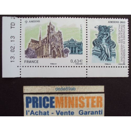 France.. Cathédrale D' Amiens . Neuf Avec Coin Daté.