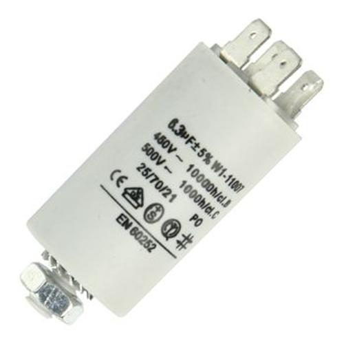 FIXAPART condensateur de démarrage 25uf/450V + terre