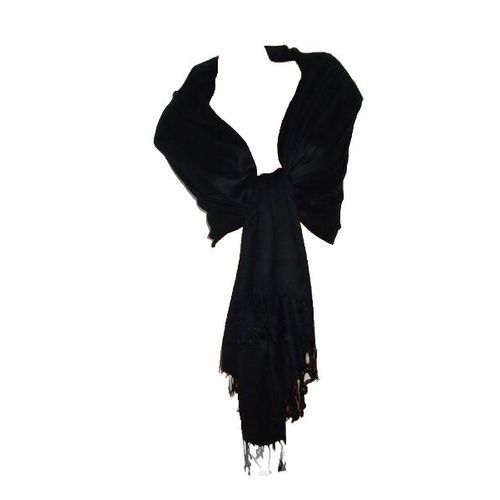 Etole Écharpe Chale Fashion Shawl Foulard Uni Plusieurs Coloris Rouge Marron Bleu Gris Noir Blanc Ecru Rose Camel Indigo