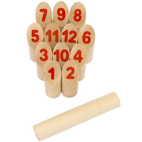 Number Kubb Ou Jeu De Quilles Finlandais