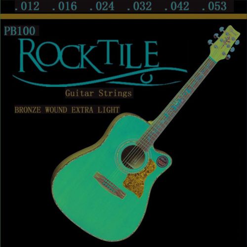 Rocktile Cordes Guitare De Western / Folk Light