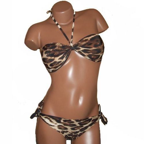 Maillot De Bain Femme Bikini 2 Pièces Push Up Multicolore
