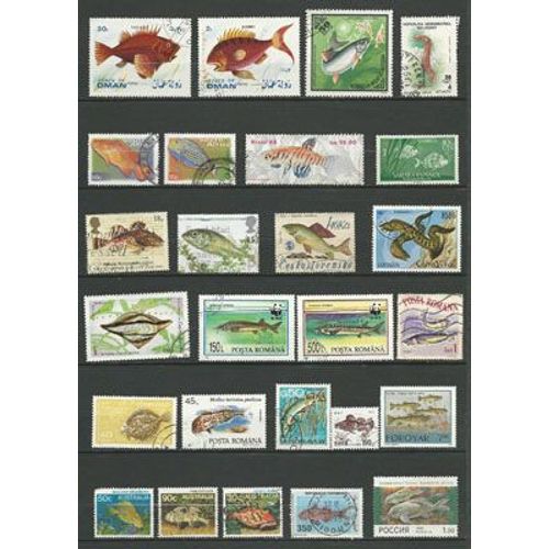 Poissons - Divers Pays (2).