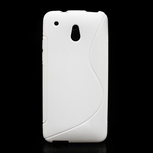 Coque Housse Htc One Mini M4 Blanc Gel
