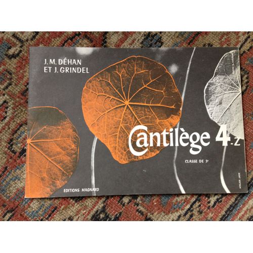 Cantilege 4.Z  Solfege Vocal Et Instrumental