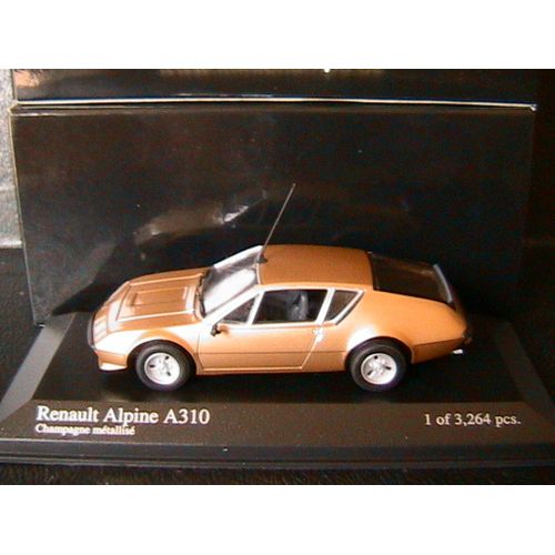 Alpine Renault A310 V6 Champagne Metallise Minichamps 4012138069800 1/43 Copper-Minichamps