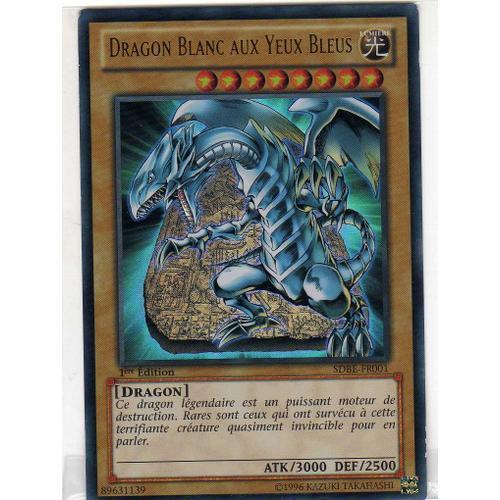 Dragon Blanc Aux Yeux Bleus ---Sdbe-Fr001 Ultra Rare