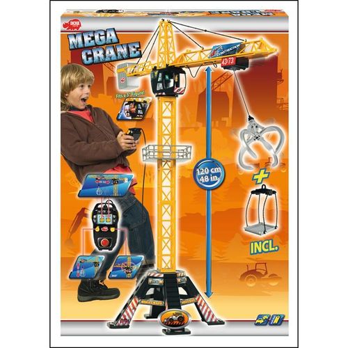 Dickietoys - 20 346 2412 - Radio Commande - Voiture - Grue Mega Crane