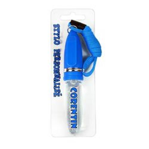 Stylo Message 11 Cm Avec Paillettes Et Cordon Tour De Cou Corentin