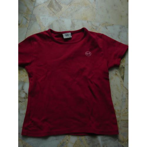 T-Shirt 64 Rouge,Taille 6 Ans