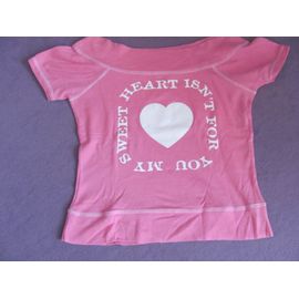 T-Shirt Jennyfer Rose Avec Coeur