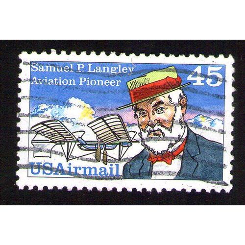 Etats Unis Oblitéré Used Stamp Pionnier De L'aviation Samuel P. Langley Usa