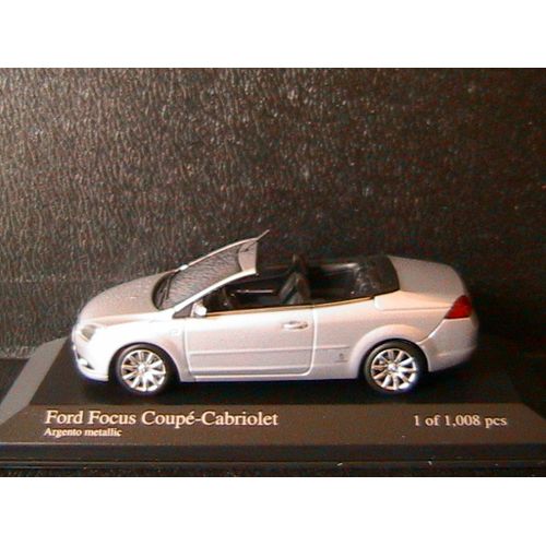 Ford Focus Coupe Cabriolet Argento Metallic 2008 Minichamps 400084031 1/43-Minichamps