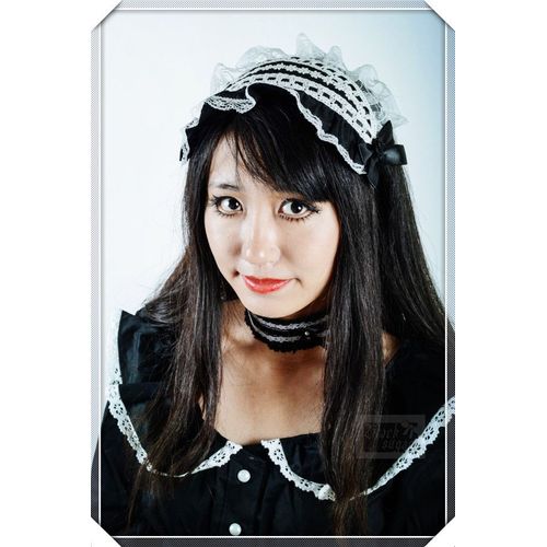 Barrette Black Sugar Serre Tete Lacet À  Nouer Lolta Japonais