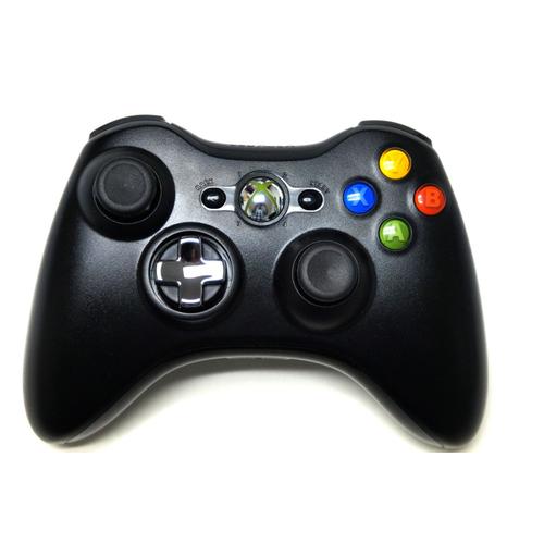 👻 Manette Sans Fil Officielle Microsoft Xbox 360 Noire Bluetooth