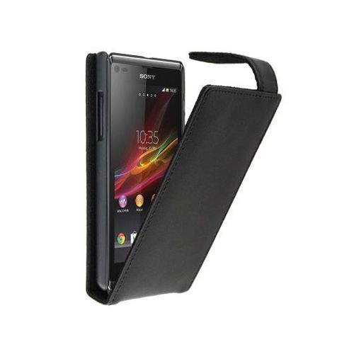 Housse / Etui À Rabat Noir Pour Sony Xperia L