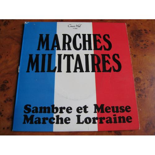 Marches Militaires : Sambre Et Meuse + Marche Lorraine - Par La Musique Des Equipages De La Flotte - 45 Tours Concert Hall  V  590