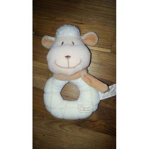 Doudou Mouton Hochet Tiamo Collection