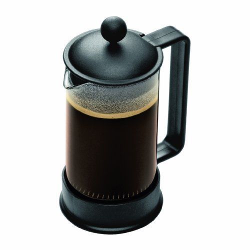 Bodum 1543-01 Brazil Cafetière À Piston 3 Tasses 0.35 L Noire