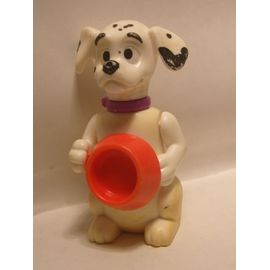 Figurine Les 101 Dalmatiens - Chien À La Gamelle - Happy Meal - Mcdo 1998