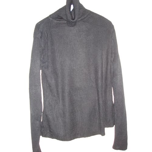 Pull Noir Col Roulé 14/15 Ans