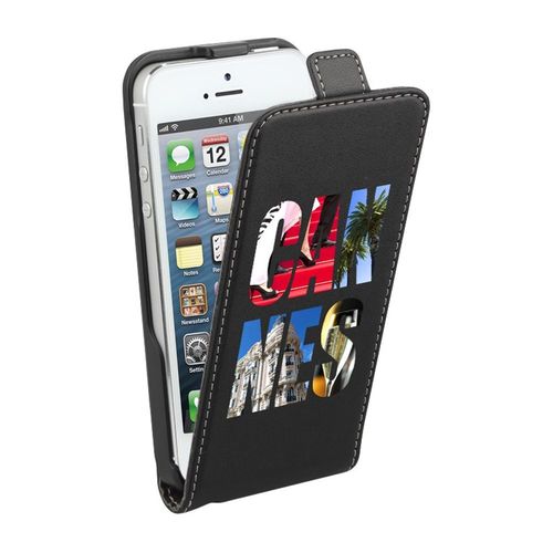 Housse Noire Mat Cityart Cannes By Moxie Pour Iphone 5