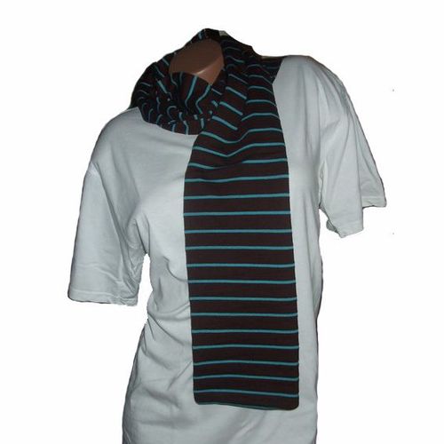 Echarpe À Rayures Homme Femme En Coton Style Anglais (Foulard Cheche)