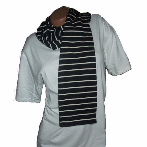 Echarpe À Rayures Homme Femme En Coton Style Anglais (Foulard Cheche)