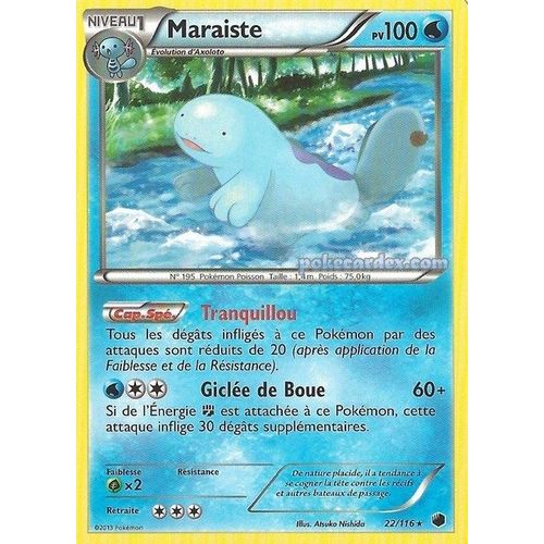 Carte Pokemon Glaciation Plasma Maraiste 22/116  Rare