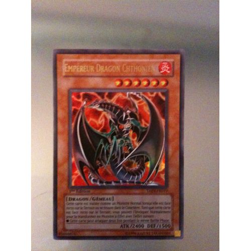Carte Yu-Gi-Oh! Empereur Dragon Chthonien