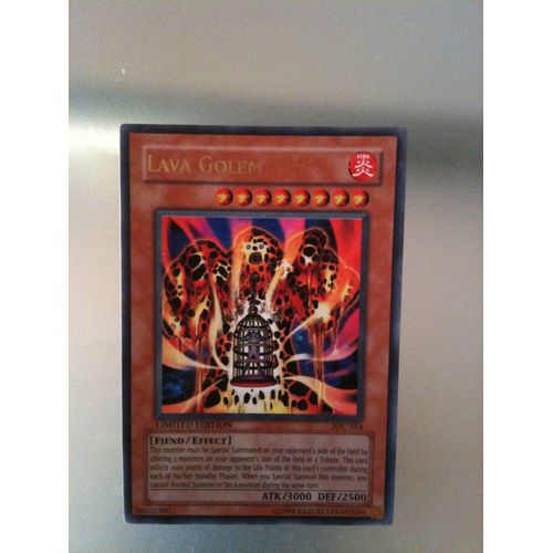 Carte Yu-Gi-Oh! Lava Golem Ioc-Se4