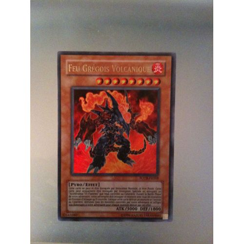 Carte Yu-Gi-Oh! Feu Grégois Volcanique Fotb-Fr008