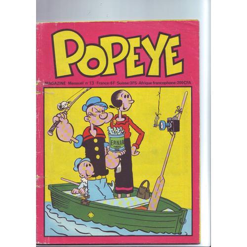 Popeye  Magazine Mensuel Numero 13
