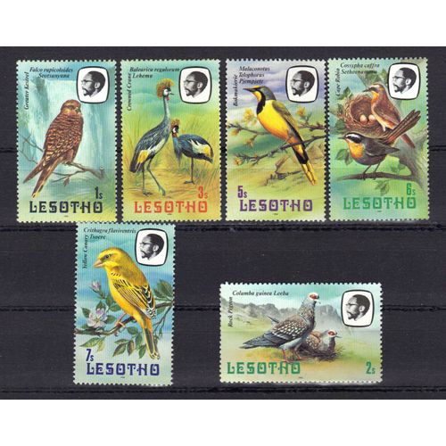 Lesotho 1981 : Oiseaux Divers - Série De 6 Timbres Neufs **