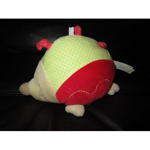 Doudou Sucre D'orge Herisson Vert Rouge