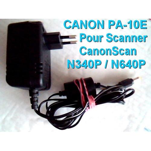 Transformateur CANON PA-10E (9.5V - 500mA) AC/DC pour CANONSCAN