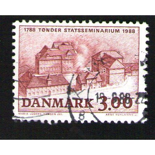 Danemark Oblitération Ronde Used Stamp Collège Tonder Statsseminarium 1988