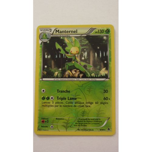 Manternel Holo Reverse - Pokemon Noir&blanc - Pouvoirs Emergants 8/98
