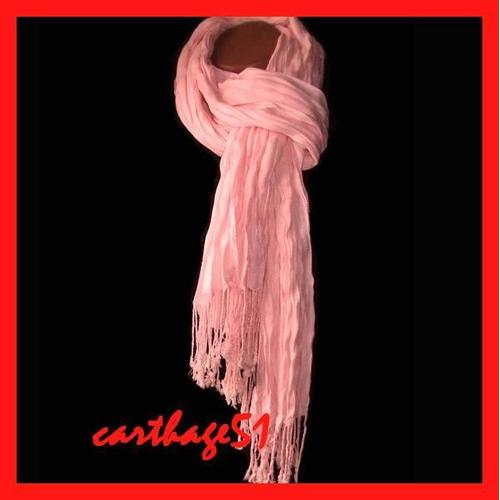 Etole Cheche Écharpe Froissé Pashmina Viscose - Plusieurs Couleurs Etoles