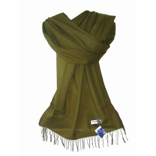 Etole Écharpe - 100 % Pashmina ¿ Noir Bleu Marine Vert Kaki Beige