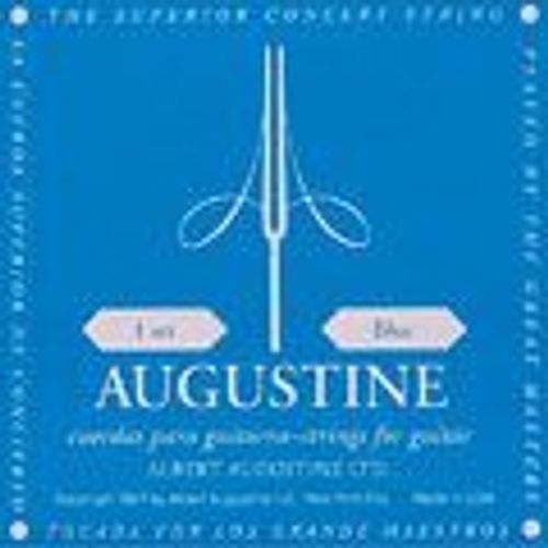 Augustine Standard Bleu Tirant Fort - Jeu De Cordes Guitare Classique